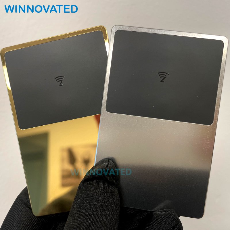 Customized RFID Access Control Card Printable Programming Metal NFC Business Card