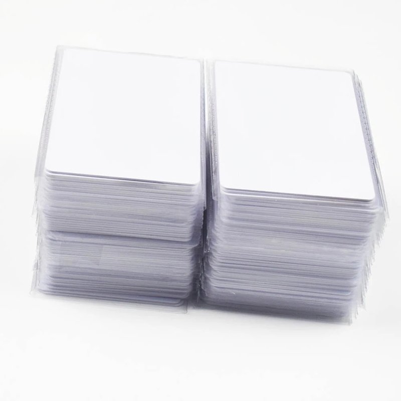 Proximity Smart IC User Card For Access Control And Time Attendance System MF Thin Card 13.56Mhz 0.88mm Thickness TK4100 Chip