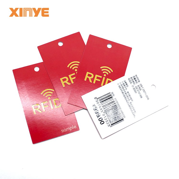 RFID hang tag nfc luggage verified nfc tag tamper proof label Eco friendly UV Printing Name Logo for clothes shoe management