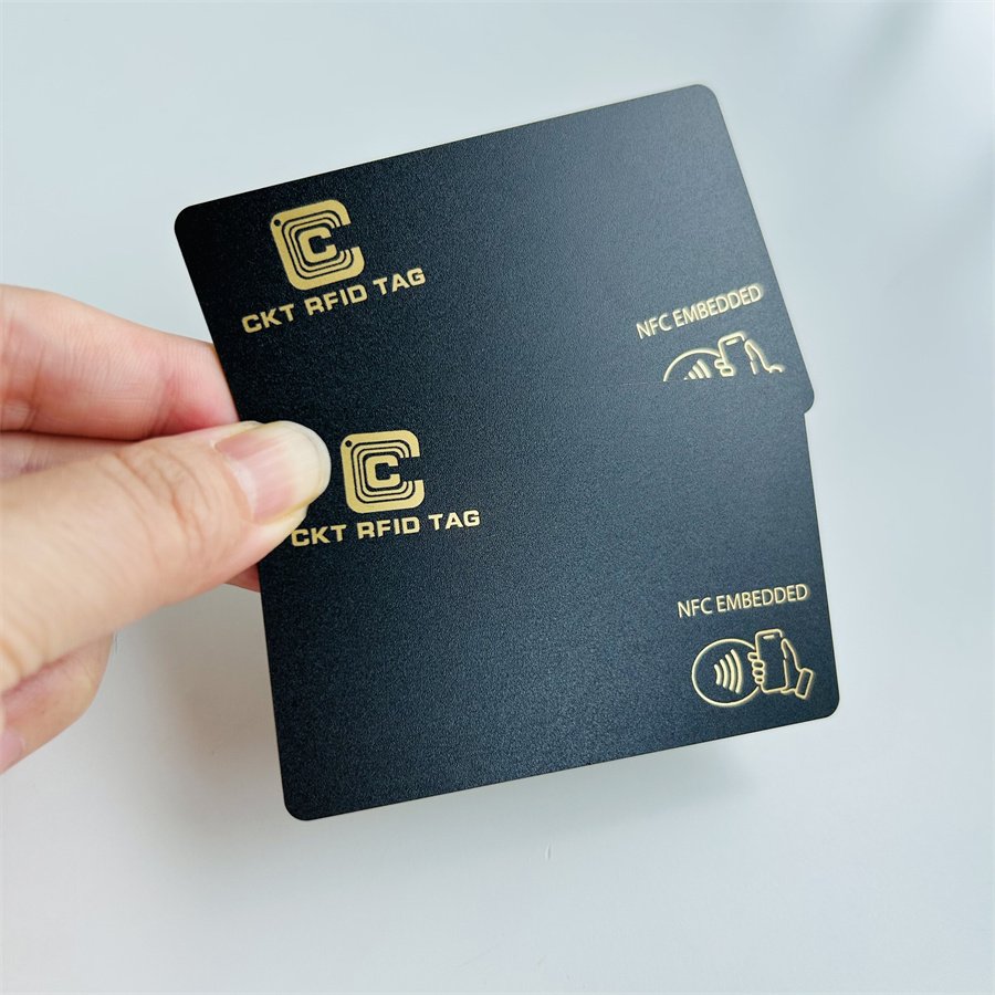 Custom Gold Silver Foil Logo Holographic NFC Plastic PVC Card Iridescent Rainbow Effect Business Cards