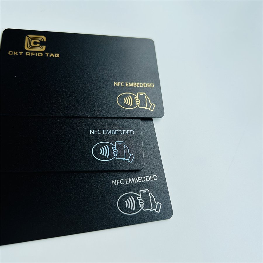 Custom Gold Silver Foil Logo Holographic NFC Plastic PVC Card Iridescent Rainbow Effect Business Cards