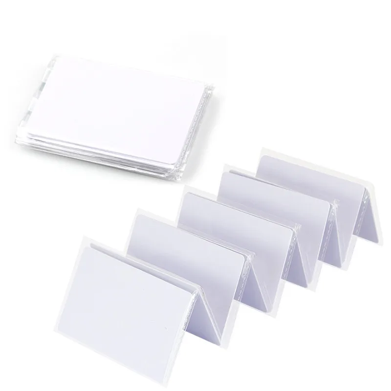 Spot UV Logo Black Matt NFC Social Media Card NFC Business Card RFID PVC Smart Card