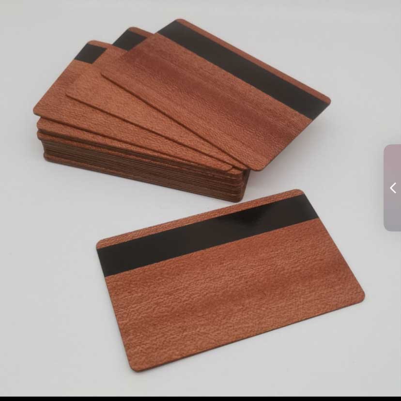 contact 4442 chip slot hico magnetic stripe rfid nfc wood access control card, blank beech bamboo hotel key card