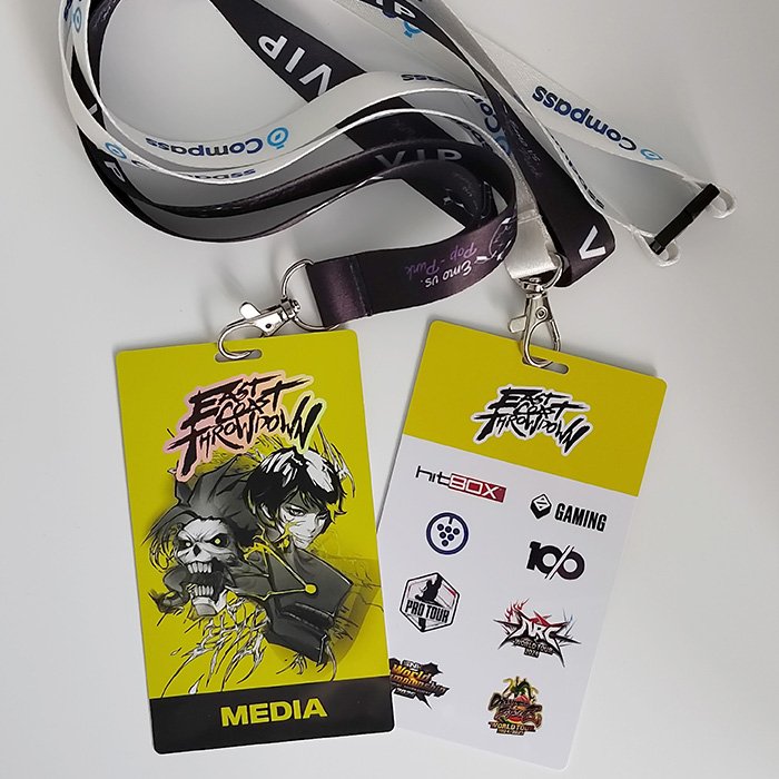 Custom High Quality Hologram PVC Card VIP Pass Card Event Pass Name tags with color lanyard For Events