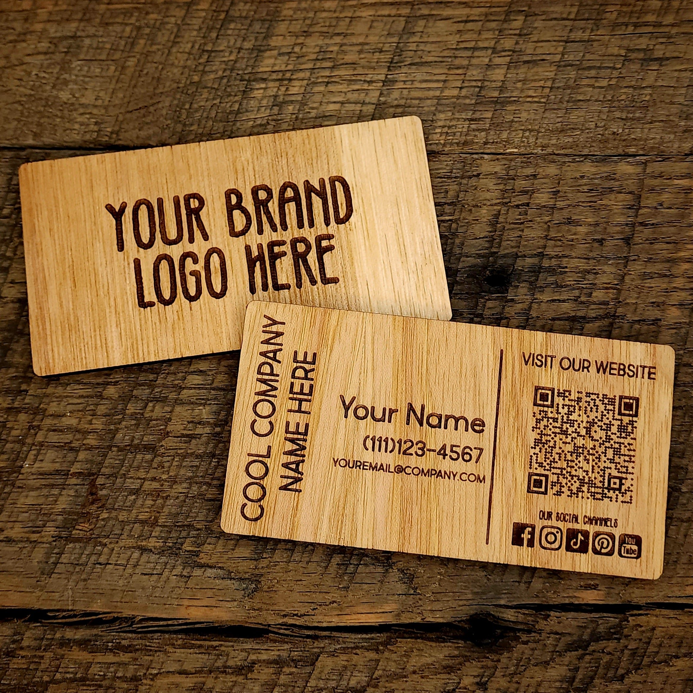 Wooden NFC Hotel Key Card 13.56MHz Programmable RFID Wood Card rfid label tag Chip 213/215/215