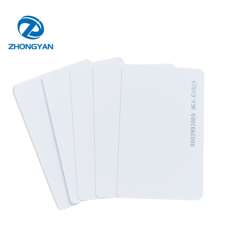 Waterproof Thermal Printing Plastic NFC Inkjet Card White Rfid 125khz Smart Chip Blank PVC ID Card Access Control Card