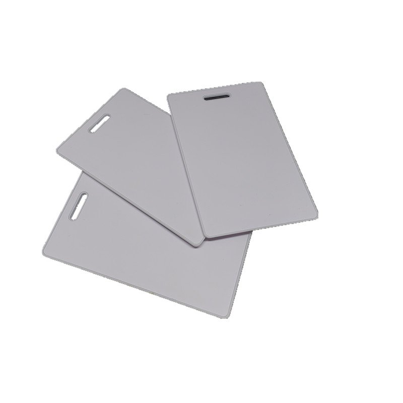 125KHz RFID T5577 ID White Card Clamshell Thick Door Access Control Proximity RFID Card