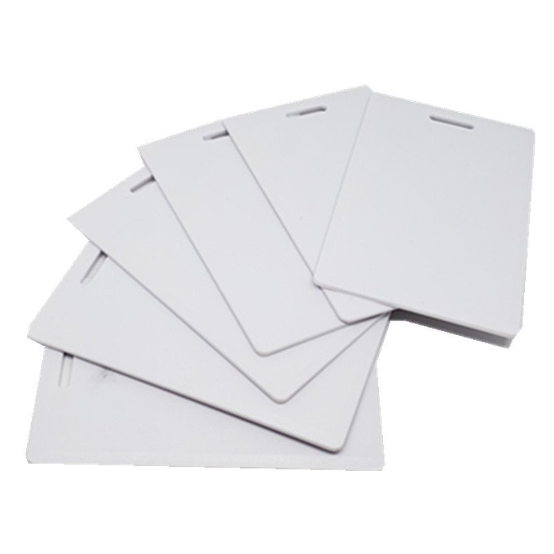125KHz RFID T5577 ID White Card Clamshell Thick Door Access Control Proximity RFID Card
