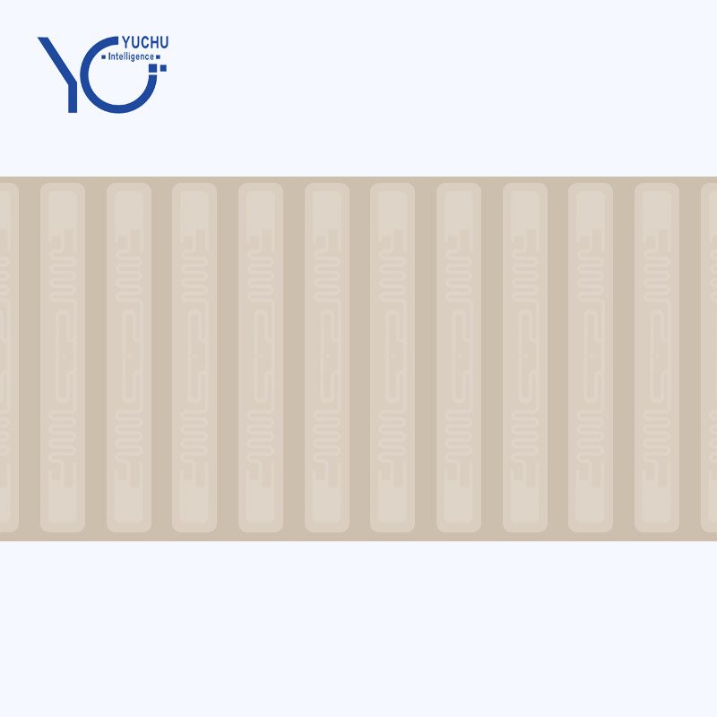 2024 Hot Selling ISO Model 860-960MHz Waterproof UHF Cattle Tag 98*10mm Pet Paper Electronic Tag Soft RFID sticker Anti-Metal