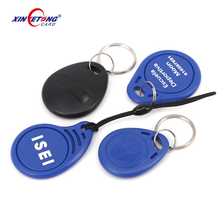 RFID Keychain ABS smart key fob tag Hotel Access Control 125khz TK4100 / T5577 hotel key cards