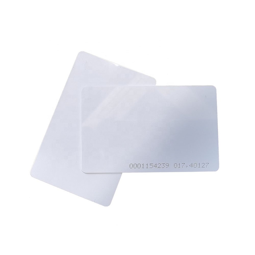 White Blank TK4100 RFID Card 125khz RFID Smart Key Card for Access Control