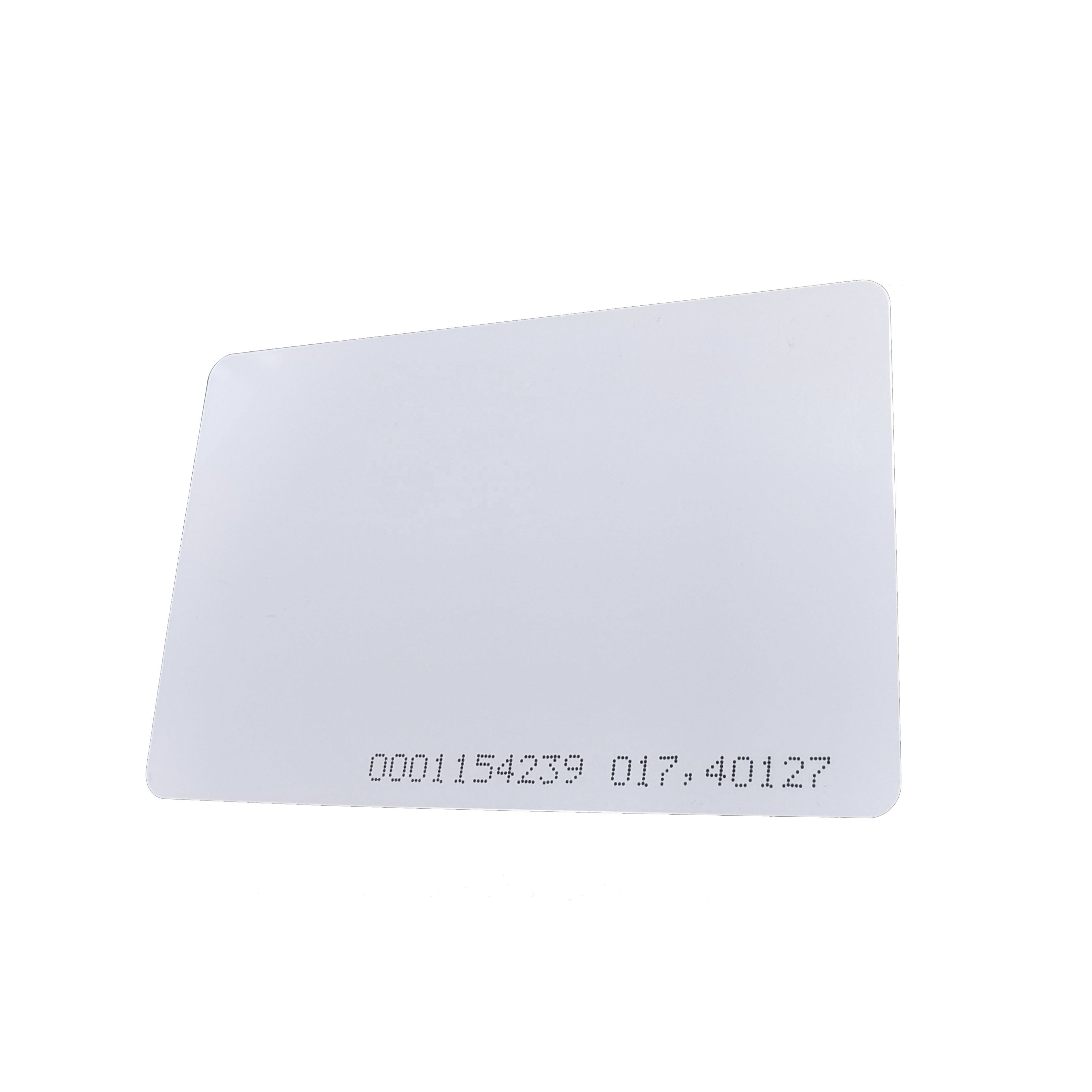 White Blank TK4100 RFID Card 125khz RFID Smart Key Card for Access Control