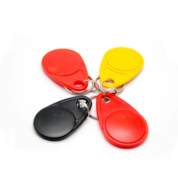 13.56MHz Proximity TK4100 EM4200 EM4305 T5577 RFID Keyfob Keychain Ring Rewritable RFID Key Fob Tag ID key card