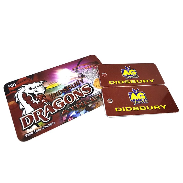 Customized PVC Hotel Access Control Cards & Plastic Key Tags Full Color Printing Special Shape 13.56MHz Frequency