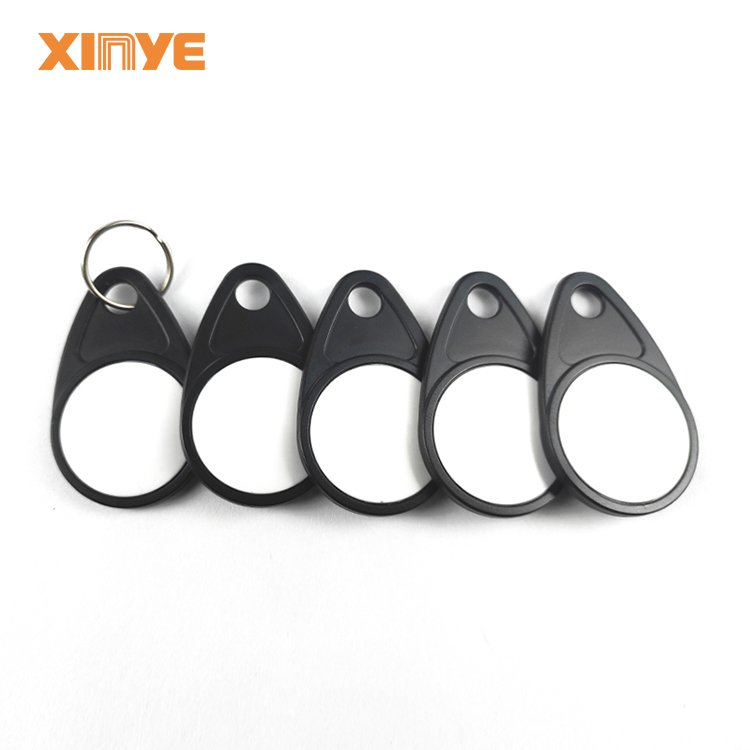 OEM ODM ISO 14443A/ISO11785 epoxy NFC key tag keychain access control system with QR code