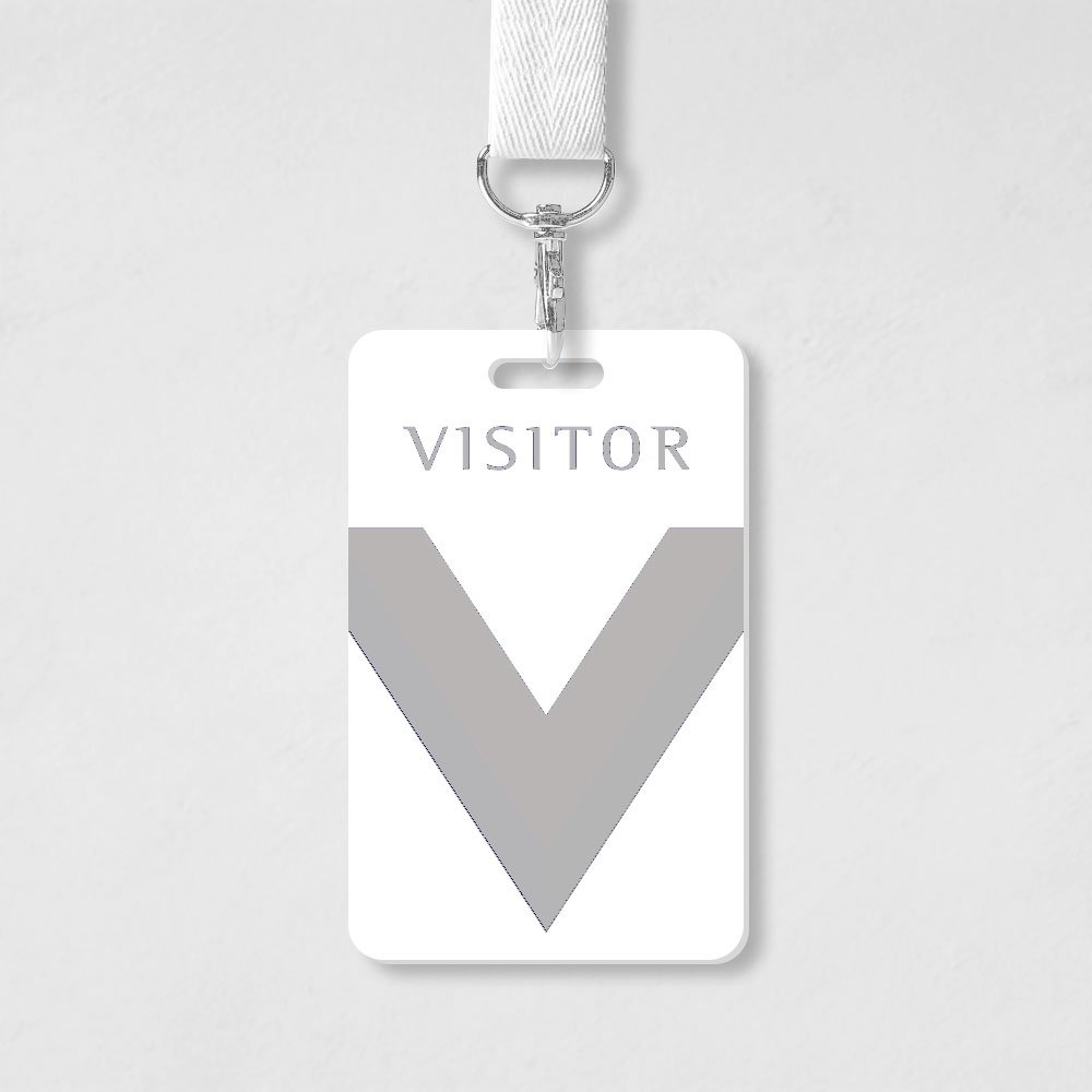standard size visit pvc card no chip customer visitors access control management business card menu