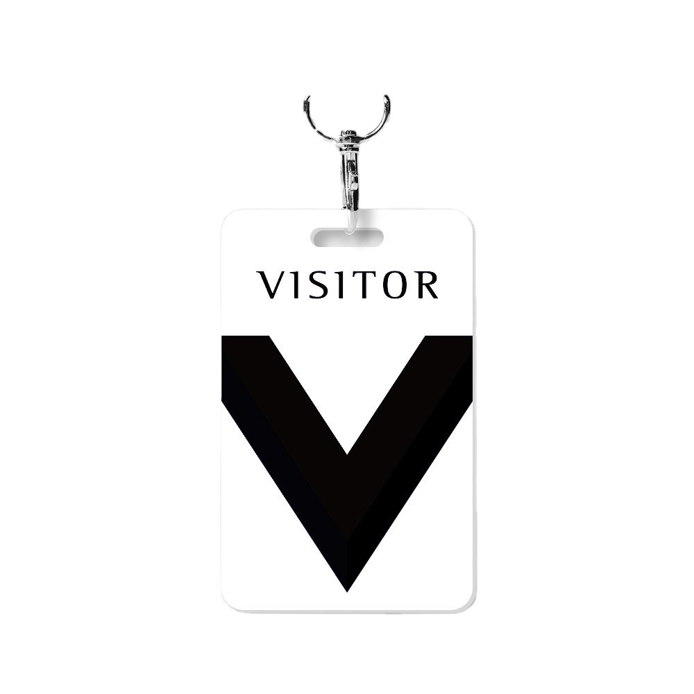 standard size visit pvc card no chip customer visitors access control management business card menu