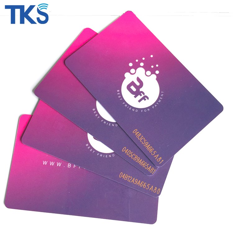 Factory hot sell 13.56Mhz customized printed mifare desfire ev2 2k card