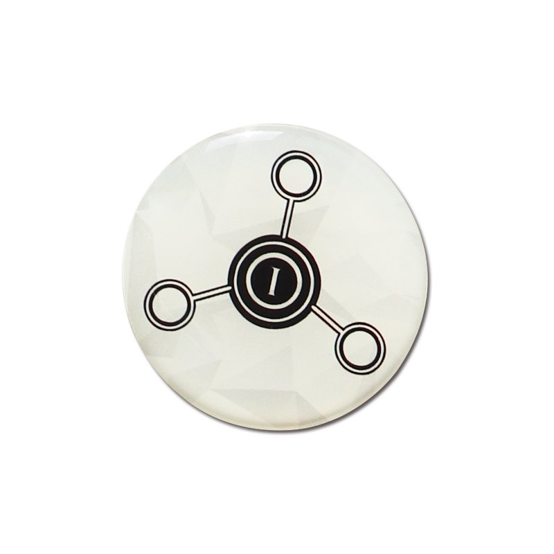 Social Media Sticker NFC Tag Packaging Access Control Card 13.56Mhz Anti Metal Epoxy RFID Tag