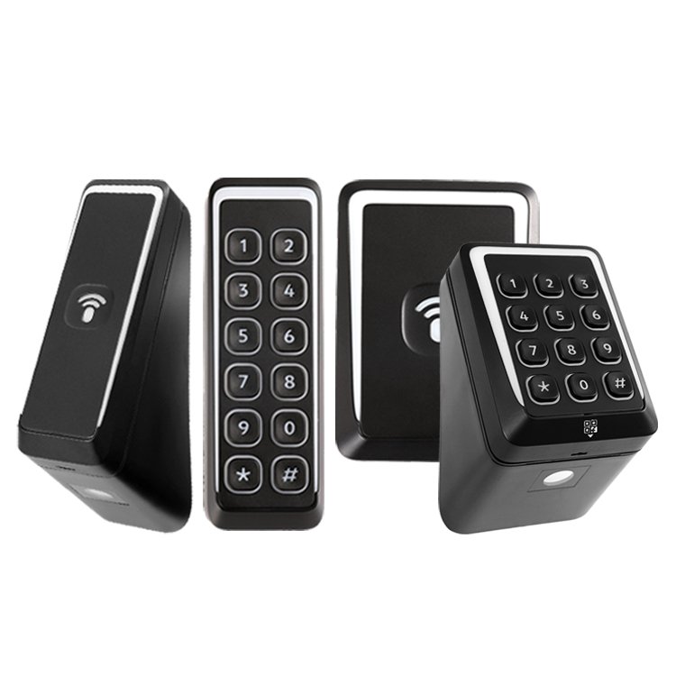 Cidron Customized LOGO Skimmer 13.56mMhz Nfc Card Door Control Reader With Mechanical Keypad