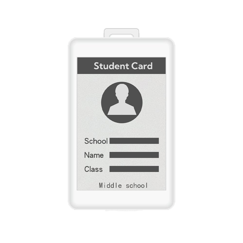 Factory Wholesale No Battery Student Employee Working Identity Card Smart Access Control Cards NFC Labels Hospital ID Card