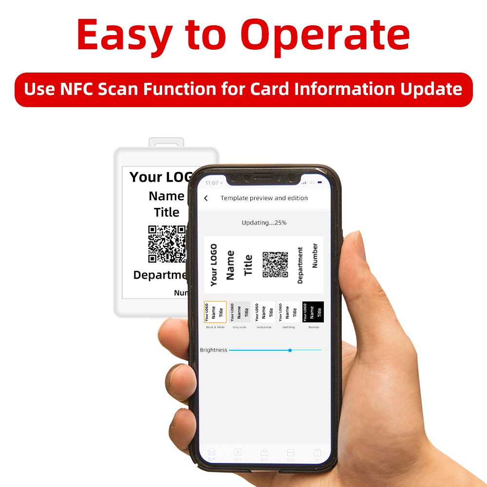 Factory Wholesale No Battery Student Employee Working Identity Card Smart Access Control Cards NFC Labels Hospital ID Card