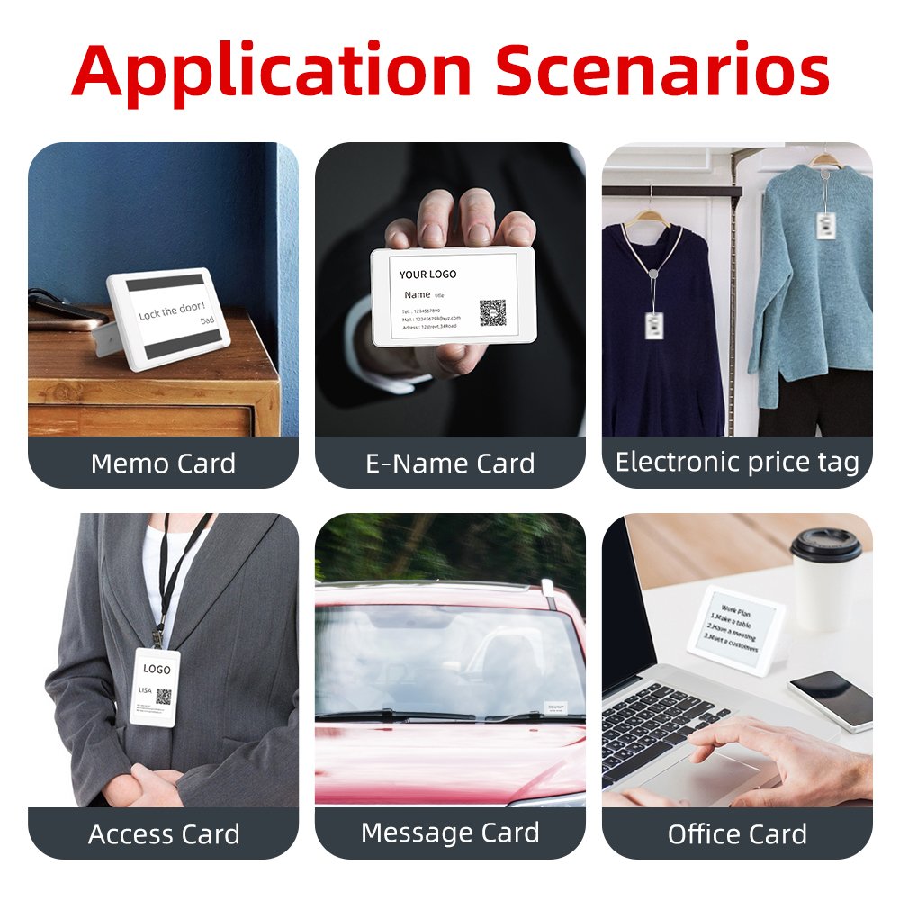 Factory Wholesale No Battery Student Employee Working Identity Card Smart Access Control Cards NFC Labels Hospital ID Card
