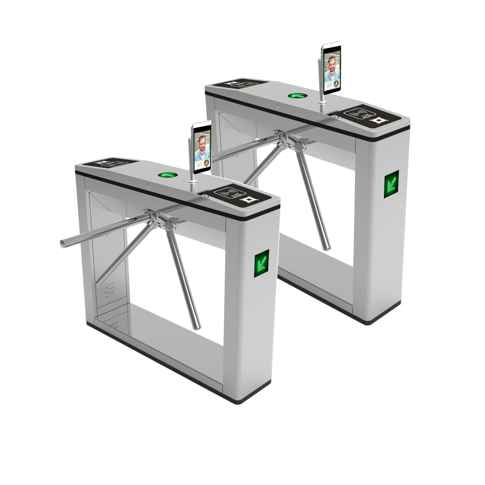 Inspection ticket intelligent card swiping QR code facial recognition gate machine construction site swing gate turnstile