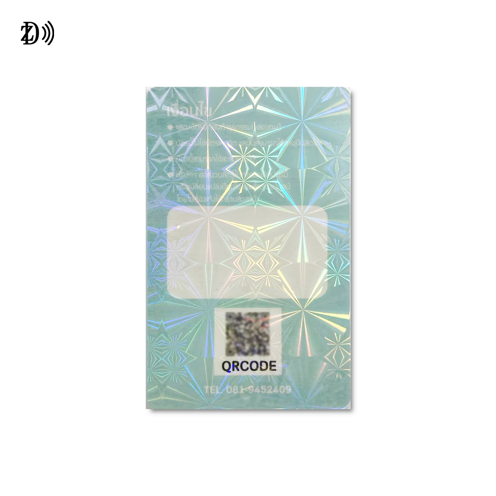 Customized Printing MIFARE Classic EV1 1K NFC RFID CARD Hologram Security Film Card