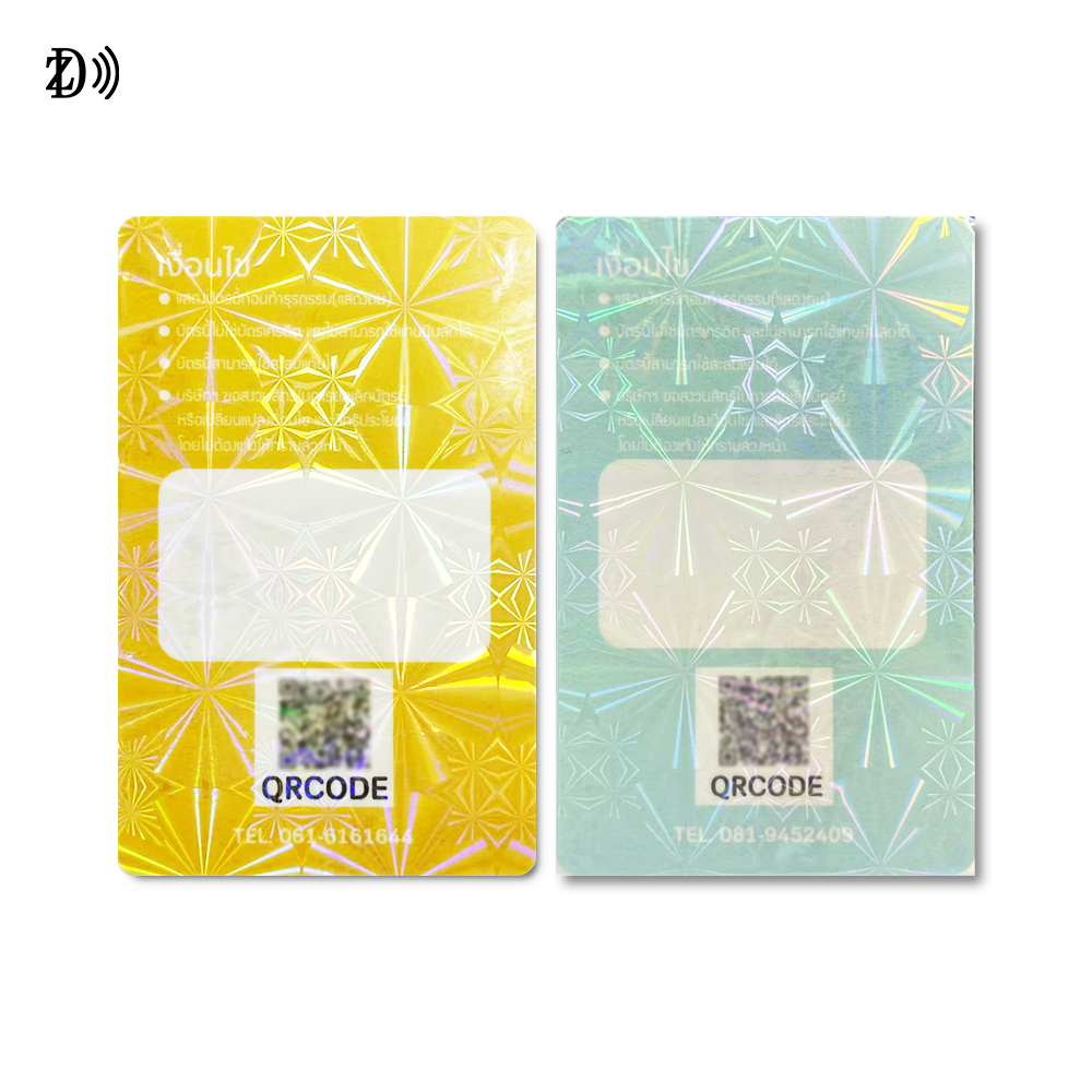 Customized Printing MIFARE Classic EV1 1K NFC RFID CARD Hologram Security Film Card
