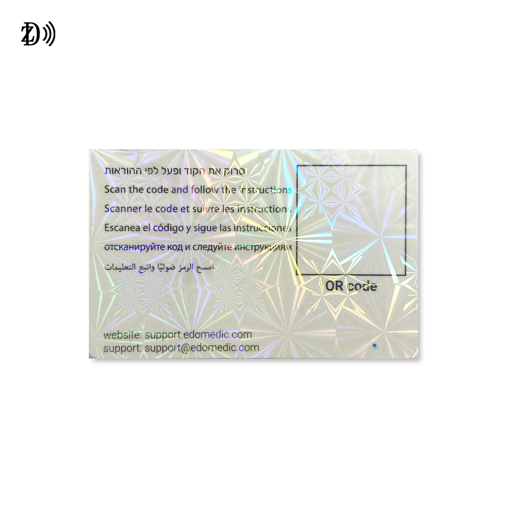 Customized Printing MIFARE Classic EV1 1K NFC RFID CARD Hologram Security Film Card
