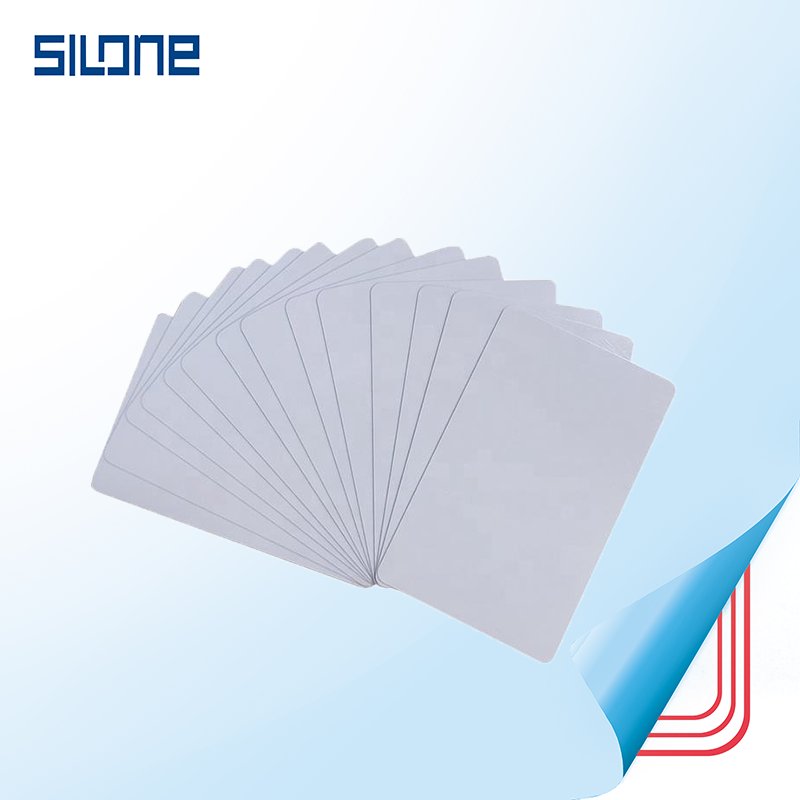 Silone pvc smart card 13.56MHz PVC nfc ntag213 ntag215 used smart nfc cards for nfc card pvc