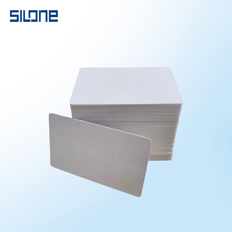 Silone pvc smart card 13.56MHz PVC nfc ntag213 ntag215 used smart nfc cards for nfc card pvc