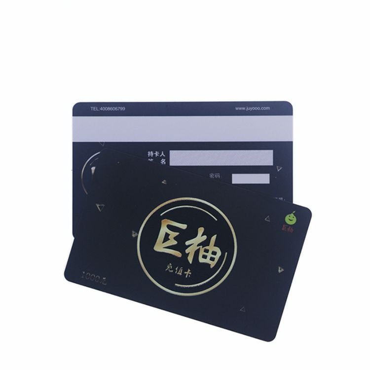 Custom made multi color Weatherproof Plastic card contactless smart signature card with QR code