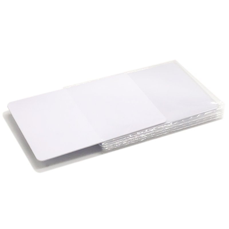 Blank 13.56mhz Mifare S50 ev1 smart chip rfid white cards for access control management