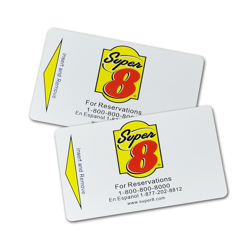 Customized Printing Electronic Rewritable Access Control Systems PVC NFC RFID Hotel Key Card