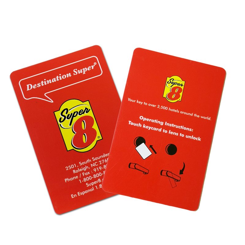 Customized Printing Electronic Rewritable Access Control Systems PVC NFC RFID Hotel Key Card