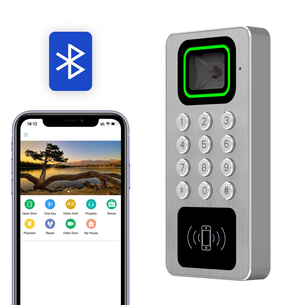 Thinmoo IP66 Password QR Code Reader NFC IC Card Reader APP remote dynamic QR Code Door Access Controller