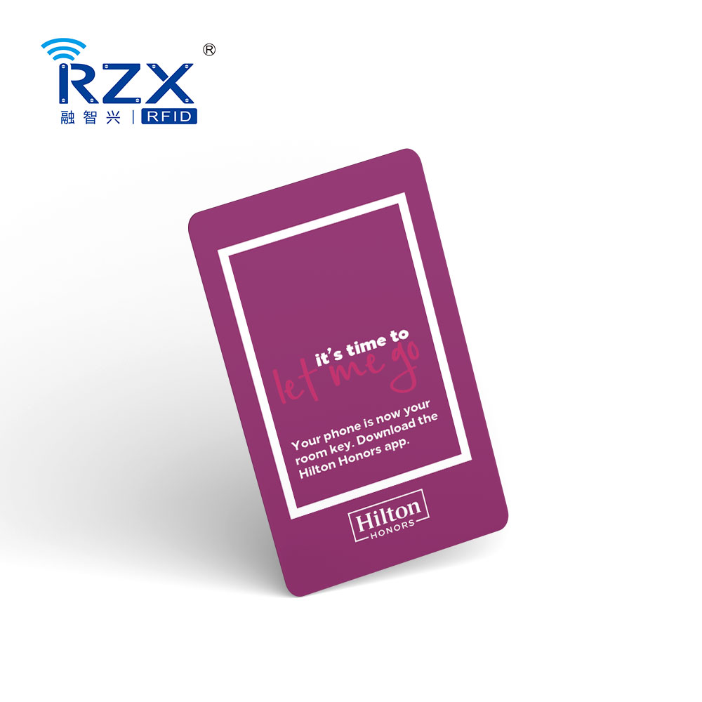 Hotel key card 13.56MHz PVC rfid custom door lock nfc card rfid smart business card access control