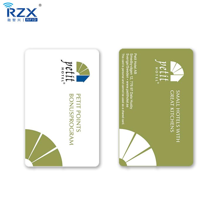 Hotel key card 13.56MHz PVC rfid custom door lock nfc card rfid smart business card access control