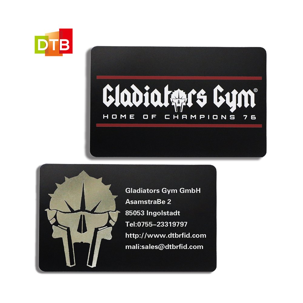 Custom Printing RFID/NFC Fitness Access Control VIP Card Sports Health Center Gym EOS Membership Card