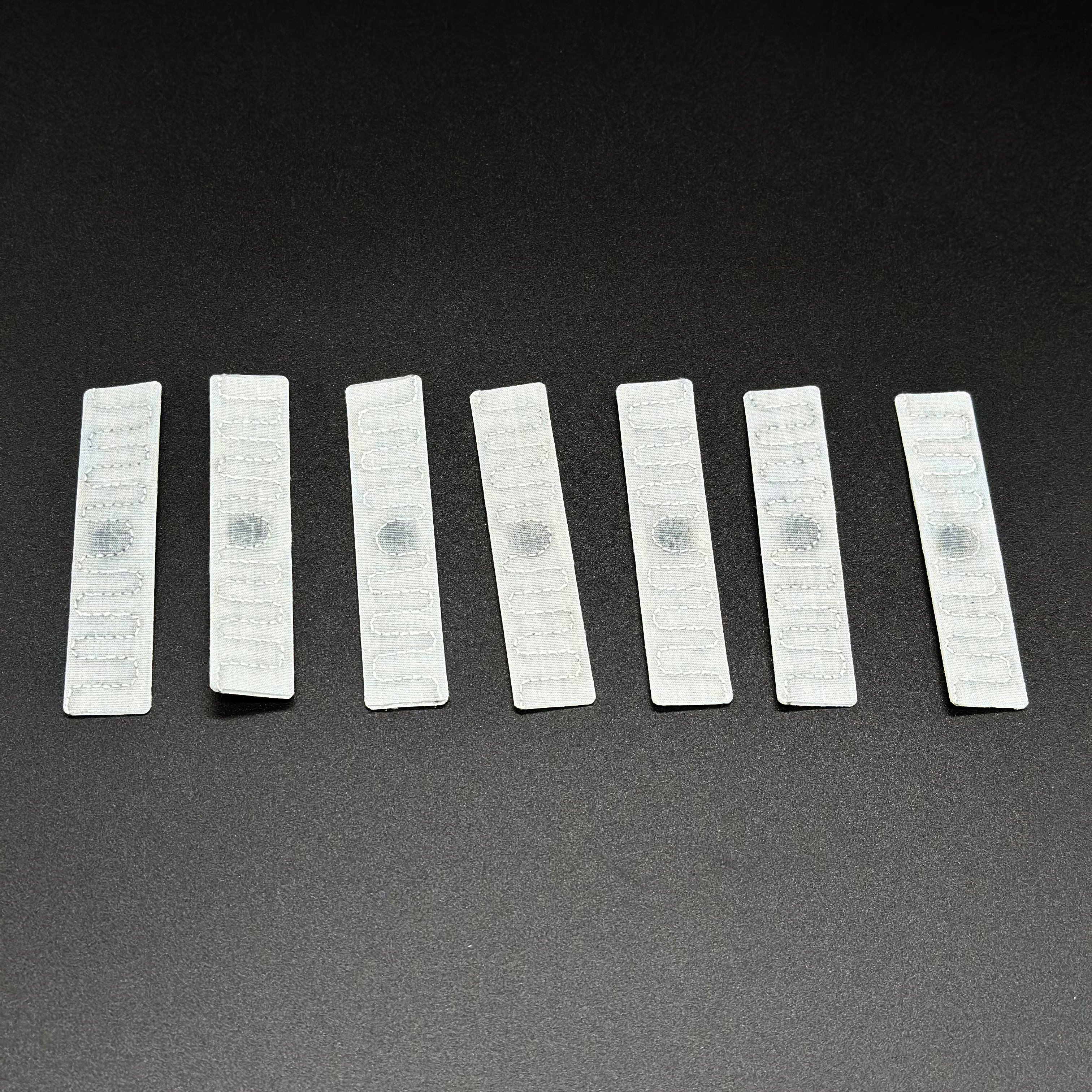 86*16mm Thermo Textile Woven Laundry UCODE 8 UHF Tag Long Reading Range RFID Transponder for Access Control Cards