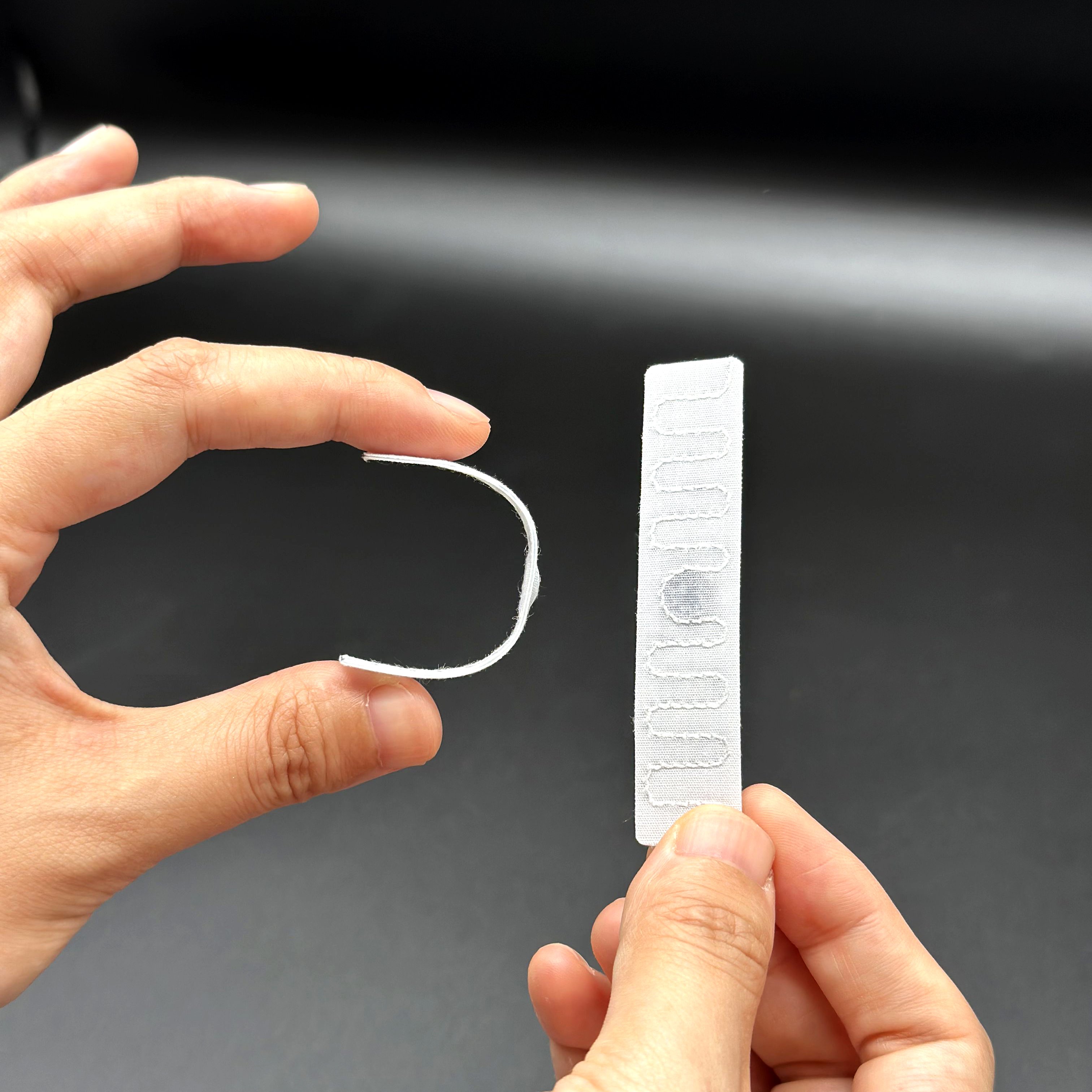 86*16mm Thermo Textile Woven Laundry UCODE 8 UHF Tag Long Reading Range RFID Transponder for Access Control Cards