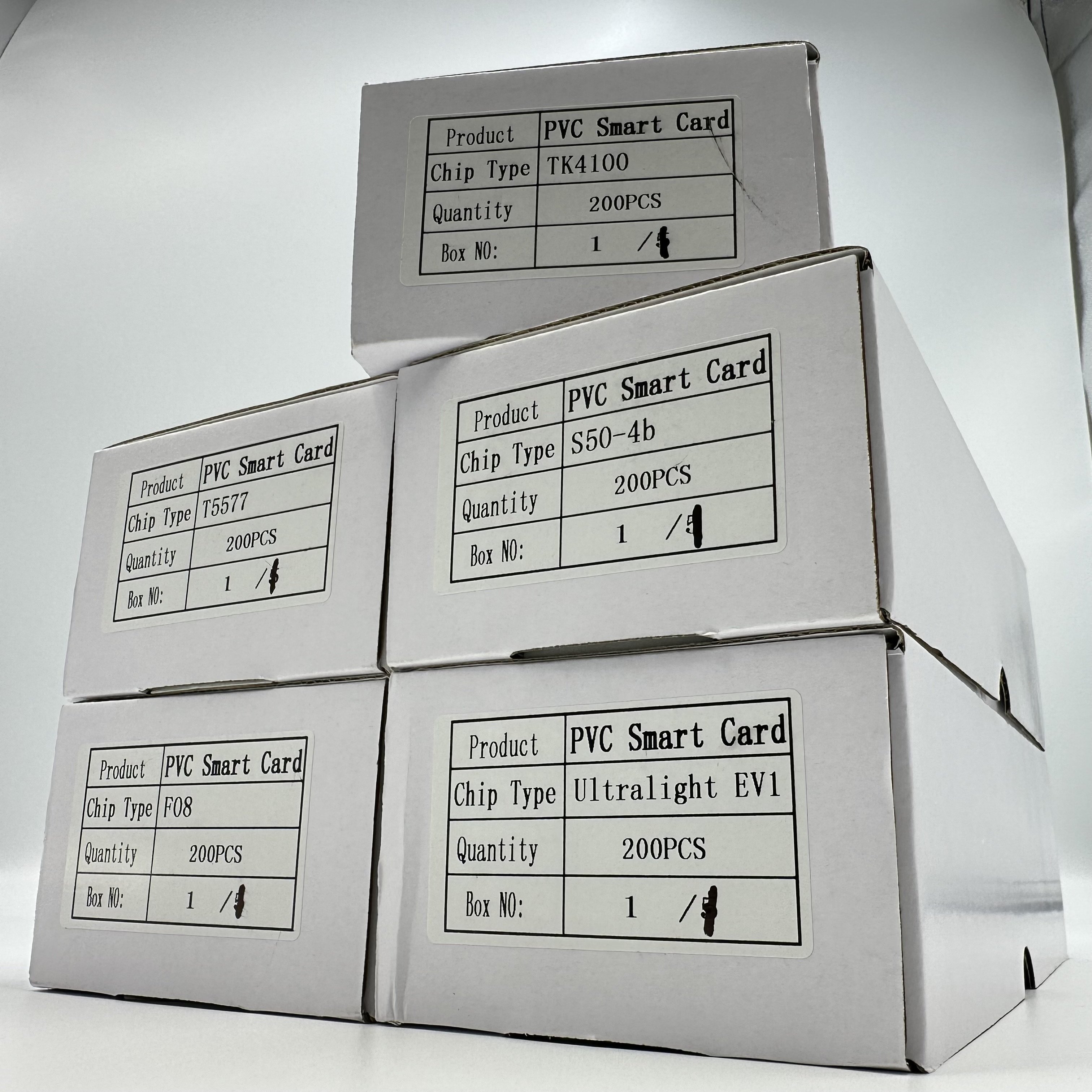 SUNLANRFID PVC RFID 13.56MHz ISO15693 1024Bit 1K ICODE SLIX SLI Chip NFC Hotel Access Control Card