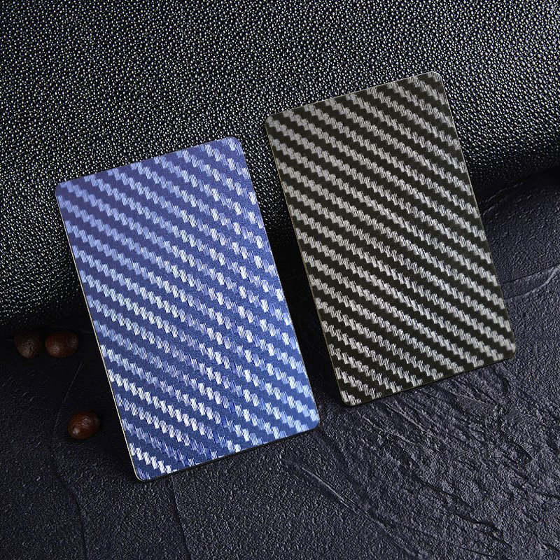 Blank Pvc Chip Carbon Fiber Nfc Business Cards With Logo Luxury Smart Cards