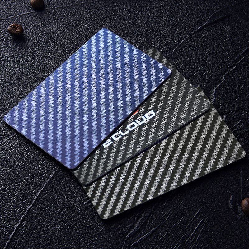 Blank Pvc Chip Carbon Fiber Nfc Business Cards With Logo Luxury Smart Cards
