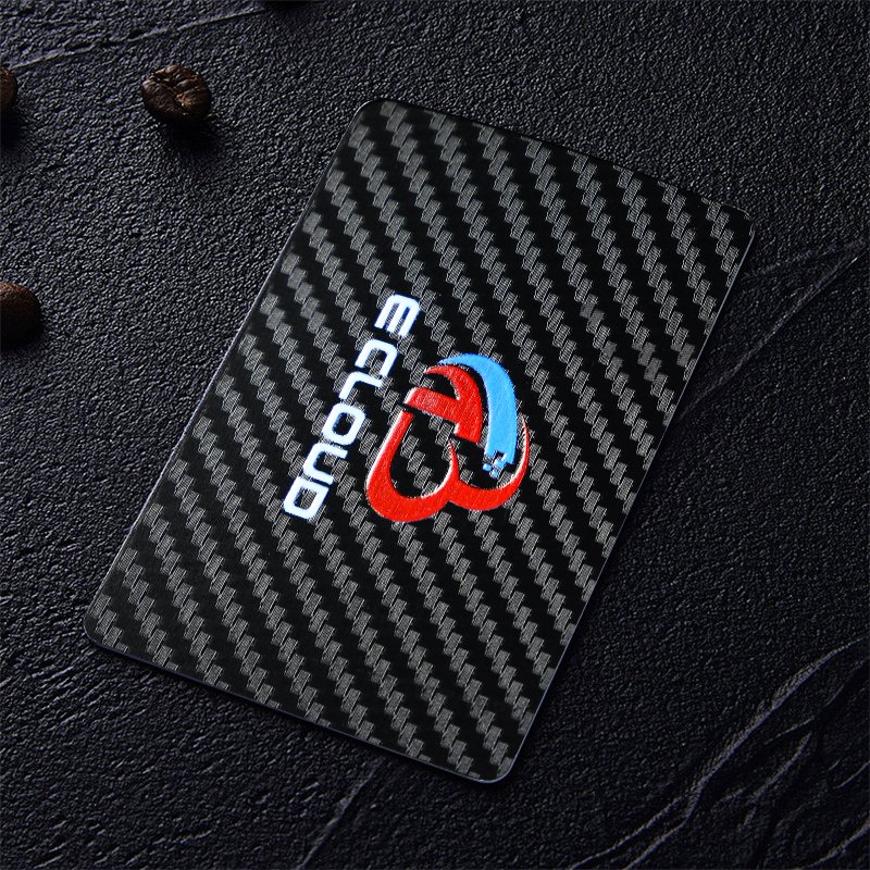 Blank Pvc Chip Carbon Fiber Nfc Business Cards With Logo Luxury Smart Cards