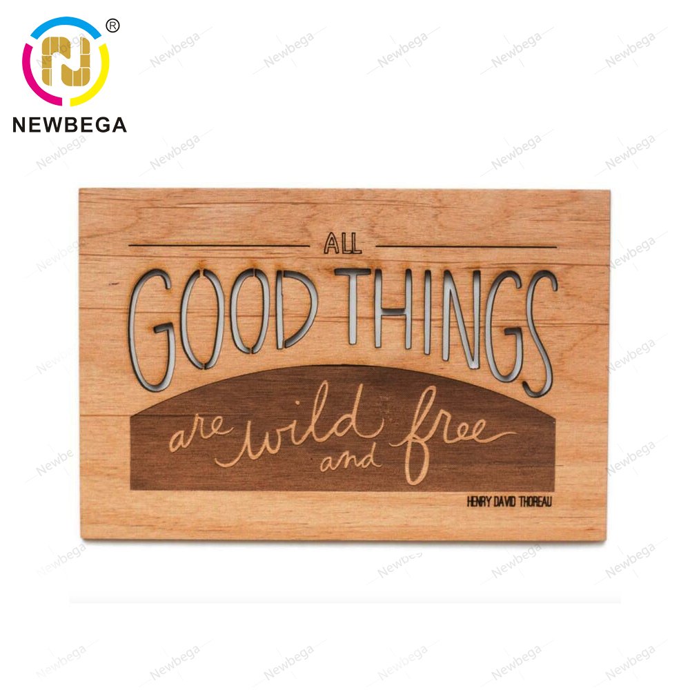 Customized Rfid NFC Wooden Hotel Smart Key Card Wedding birthday party invitation card Thank you card