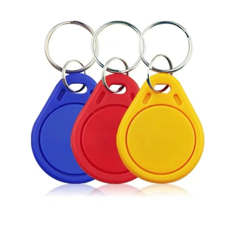 Support Custom Logo Hotel Key Tags RFID ID Card Key Tags / Custom Shape Size RFID Key Tag Fob 125KHz Rewritable RFID Keyfob
