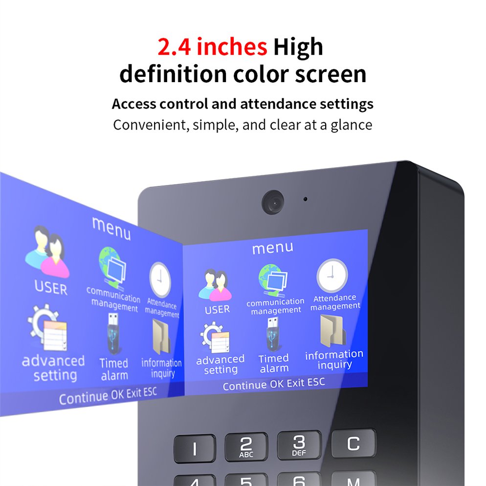 F119-TK Biometric Access Control TCP/IP ID card Fingerprint Attendance Device